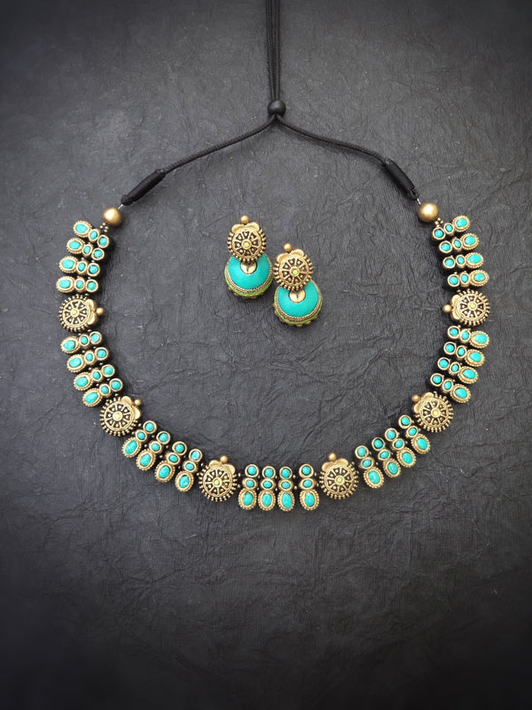 Teal & Gold