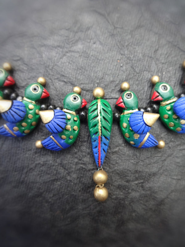 Kalyani Multi Color Terracotta Choker Set