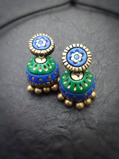 Kalyani Multi Color Terracotta Choker Set - View 2