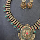 Indus Terracotta mangal— red & Gold Necklace Set