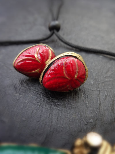 Indus Terracotta Abinaya — Multi Color Necklace Set