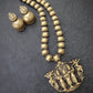 Indus Terracotta Dia — red & Gold Necklace Set