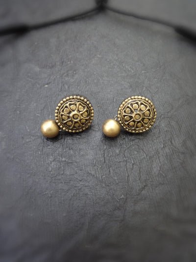 Indus Terracotta Oleli — Antique Gold Necklace Set