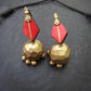 Indus Terracotta Nachiyar— red & Gold Necklace Set