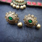 Indus Terracotta Pooni— red & Gold Necklace Set