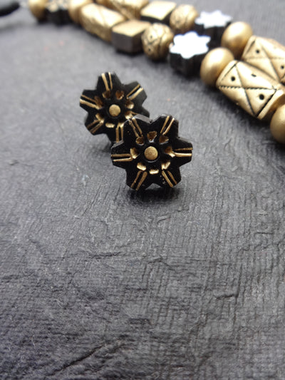 Usha — Antique Gold Accessory Set | Handcrafted Terracotta Jewelry