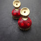 Indus Terracotta Pooni— red & Gold Necklace Set