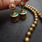 Thirumagal jhumka and pendant detail